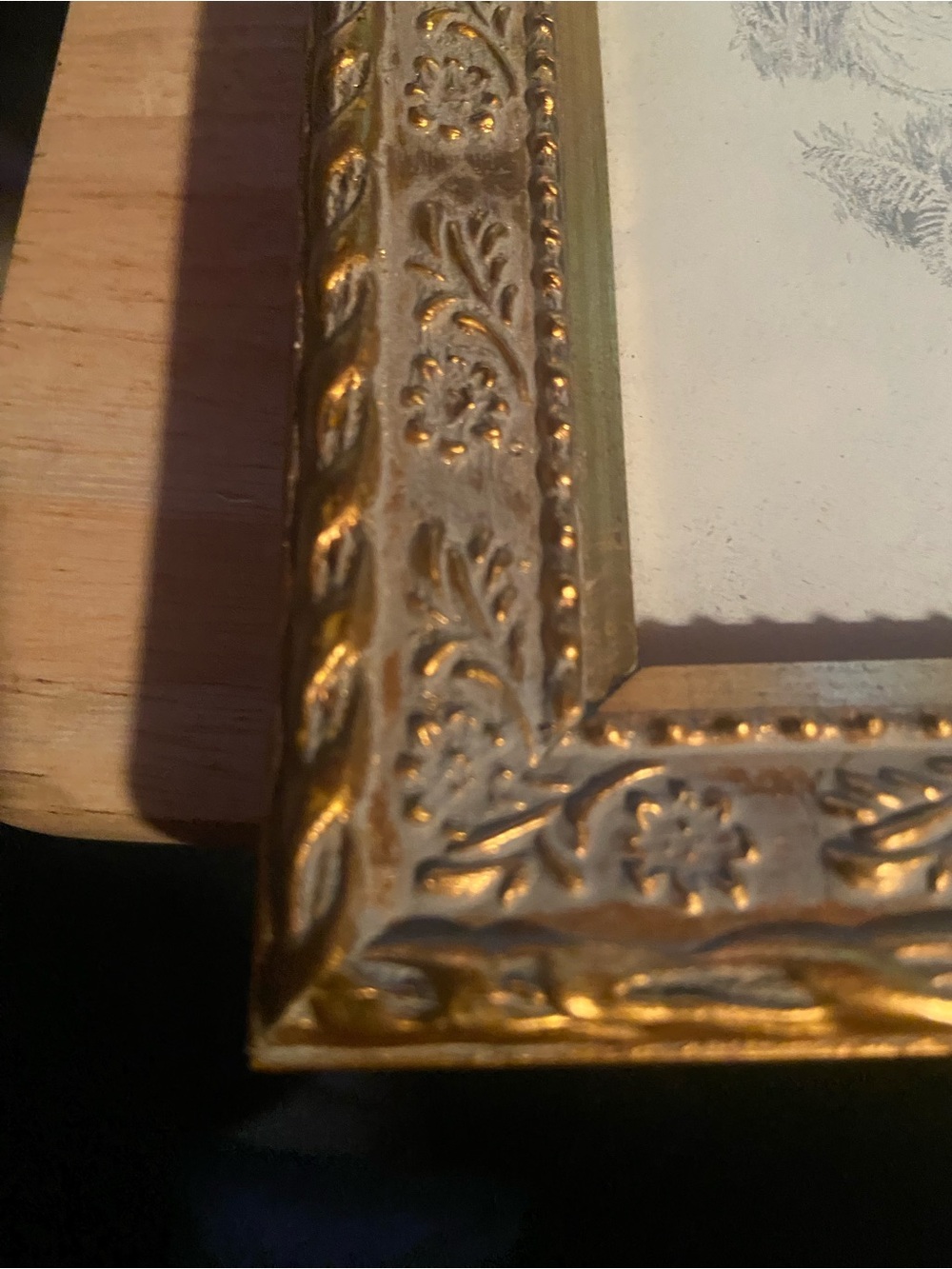Ornate Gold Decorative Picture Frame - Elegant Home Accent - Picture 2 of 3